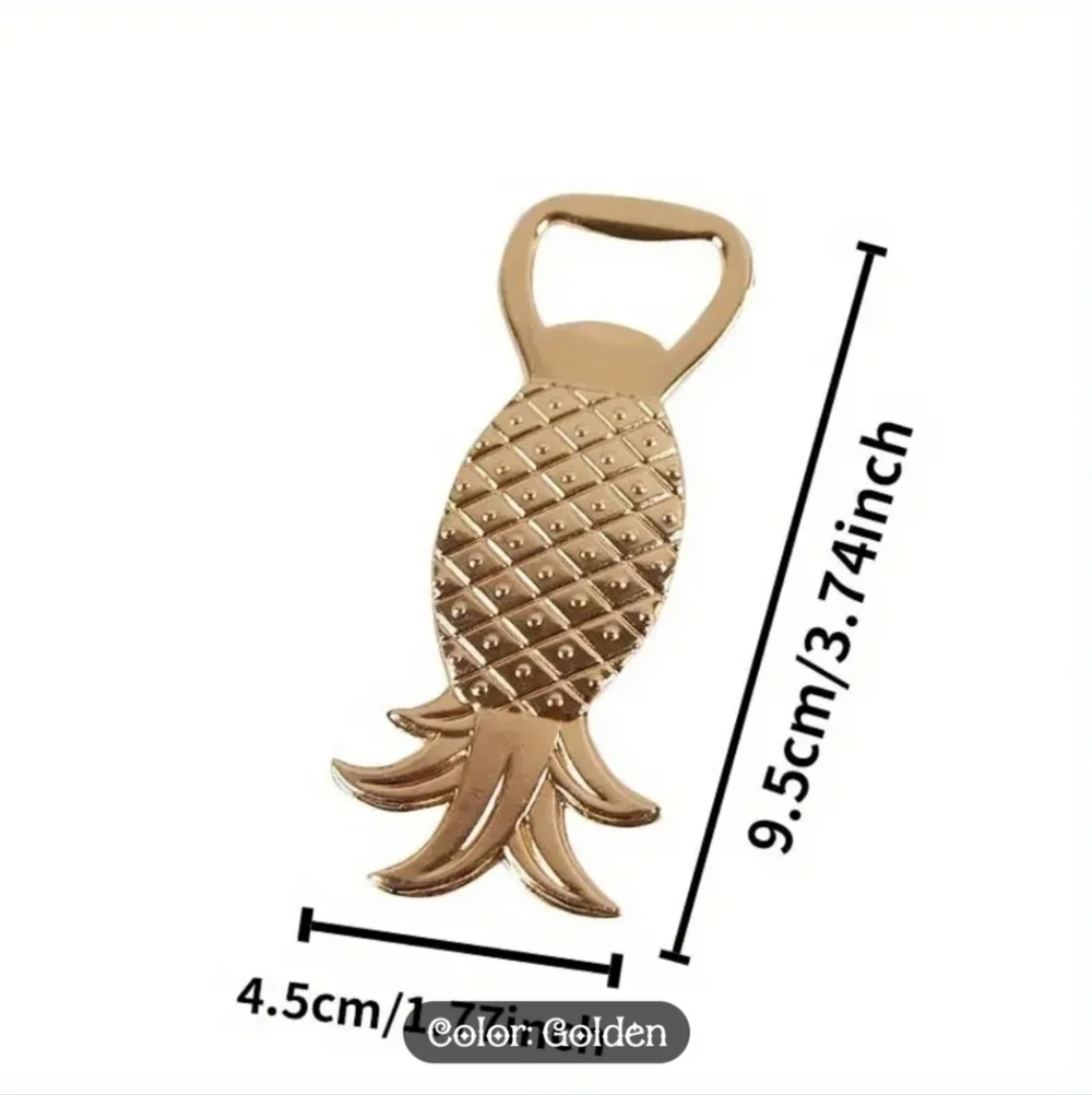 ▪️ Pineapple shaped bottle  gold opener ✨️💛